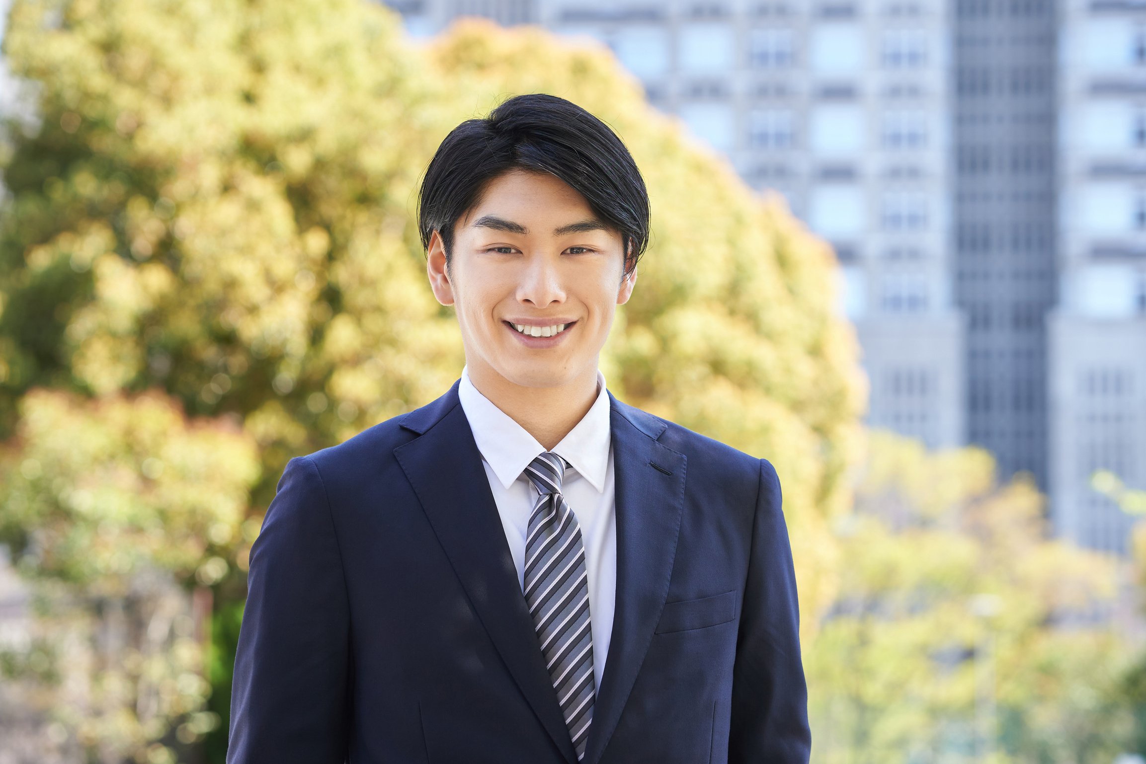 A Japanese male businessman