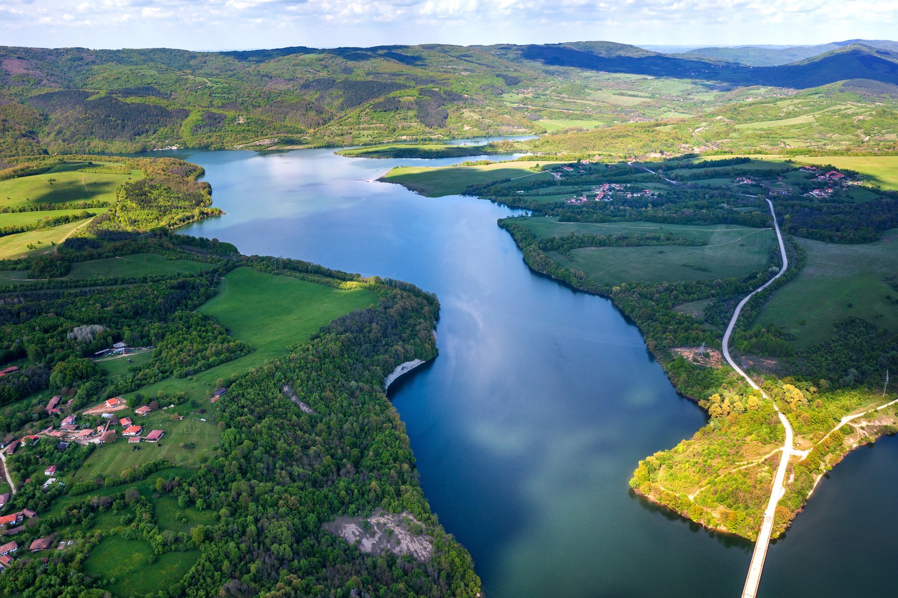 Spectacular aerial view